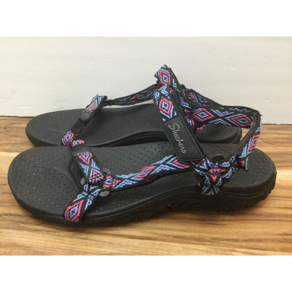 Skechers Sport Sandals~Adjustable~Arch Support~Shock Absorbing~Reggae~Womens 9 - Picture 1 of 4